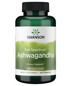 Swanson, Full Spectrum® Ashwagandha, 900 mg, 100 Capsules (450 mg per Capsule)