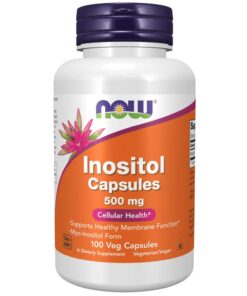 NOW Foods, Inositol Capsules, 500 mg, 100 Veg Capsules