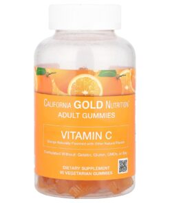 California Gold Nutrition, Vitamin C Gummies, 90 Vegetarian Gummies