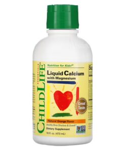 ChildLife Essentials, Essentials, Liquid Calcium with Magnesium, Natural Orange, 16 fl oz (473 ml)