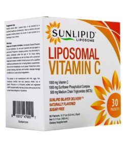 Sunlipid, Liposomal Vitamin C with MCT Oil, 30 Packets, 0.17 fl oz (5 ml) Each