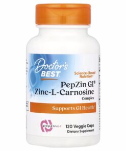 Doctor's Best, PepZin GI®, Zinc-L-Carnosine Complex, 120 Veggie Caps