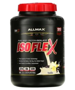 ALLMAX, Isoflex, Pure Whey Protein Isolate, Vanilla, 5 lbs (2.27 kg)