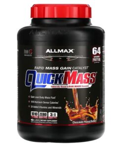ALLMAX, QuickMass, Rapid Mass Gain Catalyst, Chocolate Peanut Butter, 6 lbs (2.72 kg)