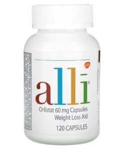 Alli, Orlistat, Weight Loss Aid, Refill Pack , 60 mg, 120 Capsules