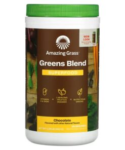 Amazing Grass, Green Blend Superfood, Chocolate, 1.06 oz (480 g)