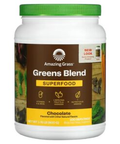 Amazing Grass, Greens Blend, Superfood, Chocolate, 1.76 lb (800 g)