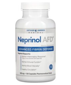 Arthur Andrew Medical, Neprinol AFD, Advanced Fibrin Defense, 500 mg, 150 Capsules