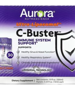 Aurora Nutrascience, Ultra-Liposomal, C-Buster, 30 Packets, 0.34 fl oz (10 ml) Each