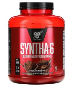 BSN, Syntha-6, Ultra Premium Protein Matrix, Chocolate Milkshake, 5 lbs (2.27 kg)