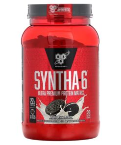 BSN, Syntha-6, Ultra Premium Protein Matrix, Cookies & Cream, 2.91 lb (1.32 kg)