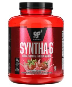 BSN, Syntha-6, Ultra Premium Protein Matrix, Strawberry Milkshake, 5 lbs (2.27 kg)