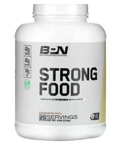 Bare Performance Nutrition, Strong Food, Cinnamon Roll, 4.9 lbs (2.2 kg)