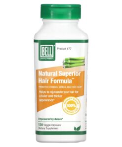 Bell Lifestyle, Natural Superior Hair Formula, 120 Veggie Capsules