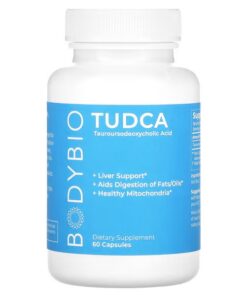 BodyBio, Tudca, Tauroursodeoxycholic Acid, 60 Capsules