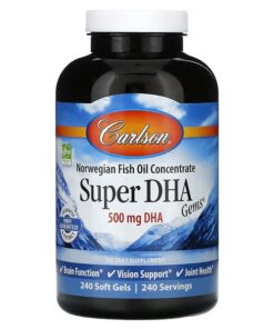 Carlson, Super DHA Gems, 500 mg, 240 Soft Gels