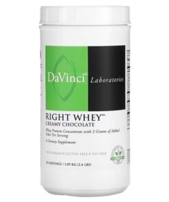 DaVinci Laboratories of Vermont, Right Whey, Creamy Chocolate, 2.4 lbs (1.09 kg)