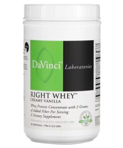 DaVinci Laboratories of Vermont, Right Whey, Creamy Vanilla, 2.2 lbs (996 g)