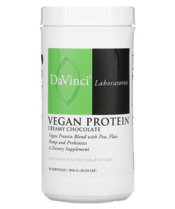 DaVinci Laboratories of Vermont, Vegan Protein, Creamy Chocolate, 31.54 oz (894 g)
