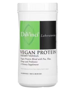 DaVinci Laboratories of Vermont, Vegan Protein, Creamy Vanilla, 28.58 oz (810 g)