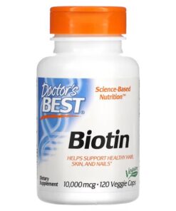 Doctor's Best, Biotin, 10,000 mcg, 120 Veggie Caps