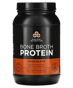 Dr. Axe / Ancient Nutrition, Bone Broth Protein, Chocolate, 2.22 lbs (1008 g)