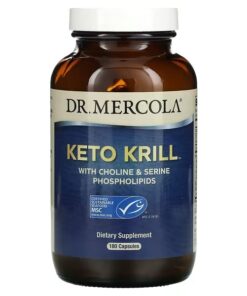 Dr. Mercola, Keto Krill with Choline & Serine Phospholipids, 180 Capsules