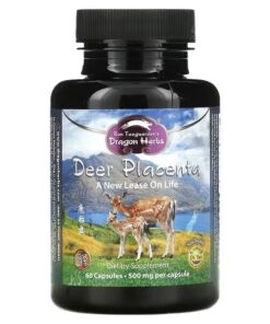 Dragon Herbs ( Ron Teeguarden ), Deer Placenta, 500 mg, 60 Capsules