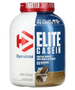 Dymatize, Elite Casein, Cookies & Cream, 4 lbs (1.8 kg)