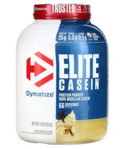 Dymatize, Elite Casein, Smooth Vanilla, 4 lb (1.8 kg)
