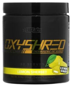 EHPlabs, OxyShred, Hardcore Thermogenic Fat Burner, Lemon Sherbet, 9.3 oz (264 g)
