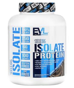 EVLution Nutrition, 100% Isolate Protein, Double Rich Chocolate, 5 lb (2.268 kg)