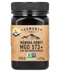 Egmont Honey, Manuka Honey, Raw And Unpasteurized, 16 + UMF, MGO 573+, 17.6 oz (500 g)