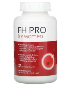 Fairhaven Health, FH Pro for Women, Clinical-Grade Fertility Supplement, 180 Capsules