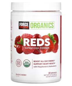 Force Factor, Organics, Reds, Superfood Powder, Black Cherry, 11.9 oz (337 g)