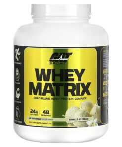 GAT, Whey Matrix, Quad-Blend Whey Protein Complex, Vanilla Ice Cream, 4.5 lbs (2.06 kg)