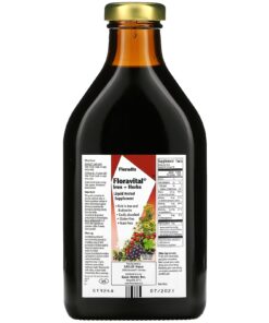 Gaia Herbs, Floradix, Floravital Iron + Herbs, 17 fl oz (500 ml)