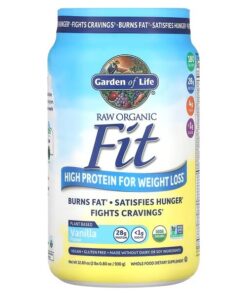 Garden of Life, RAW Organic Fit, High Protein for Weight Loss, Vanilla, 32.8 oz (930 g)