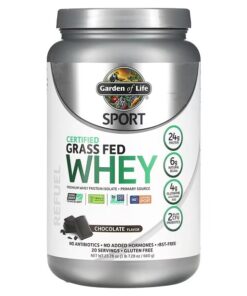 Garden of Life, Sport, Certified Grass Fed Whey, Chocolate, 23.28 oz (660 g)