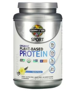 Garden of Life, Sport, Organic Plant-Based Protein, Vanilla, 1 lb 12 oz (806 g)