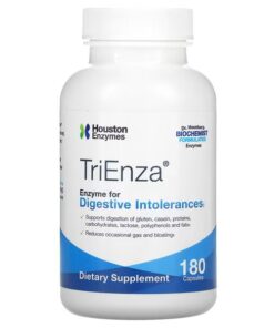 Houston Enzymes, TriEnza, Enzyme For Digestive Intolerances, 180 Capsules