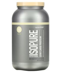 Isopure, Low Carb Protein Powder, Toasted Coconut, 3 lb (1.36 kg)
