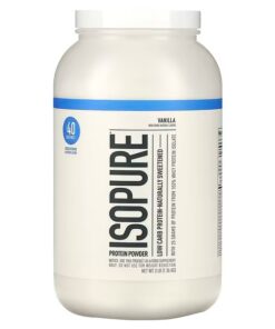Isopure, Low Carb Protein Powder, Vanilla, 3 lb (1.36 kg)