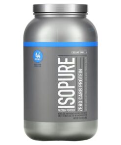 Isopure, Zero Carb Protein Powder, Creamy Vanilla, 3 lb (1.36 kg)