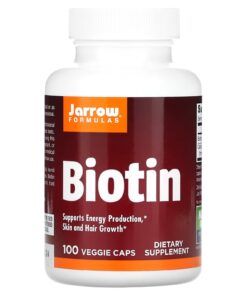 Jarrow Formulas, Biotin, 100 Veggie Caps