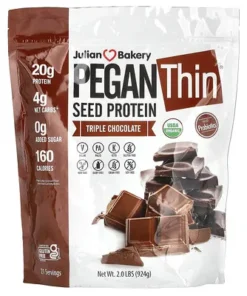 Julian Bakery, Pegan Thin, Seed Protein, Triple Chocolate, 2 lbs (924 g)