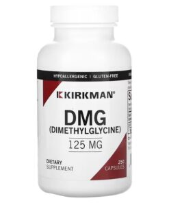 Kirkman Labs, DMG (Dimethylglycine), 125 mg, 250 Capsules
