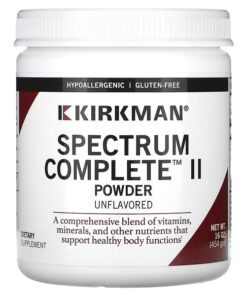 Kirkman Labs, Spectrum Complete II Powder, Unflavored, 16 oz (454 gm)