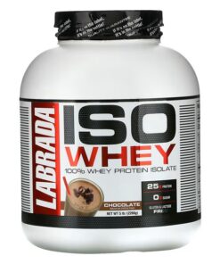 Labrada Nutrition, ISO Whey, 100% Whey Protein Isolate, Chocolate, 5 lb (2268 g)