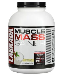 Labrada Nutrition, Muscle Mass Gainer with Creatine, Vanilla, 6 lbs (2722 g)